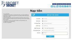 Cach Nap Tien Sbobet