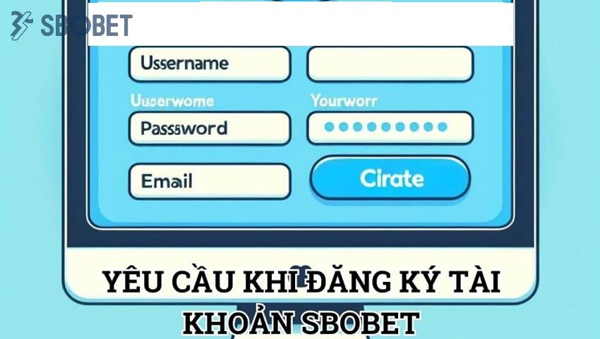 Yêu cầu khi đăng ký tài khoản Sbobet Yeu cau khi dang ky tai khoan Sbobet